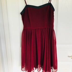 Red Form Fitting Dress